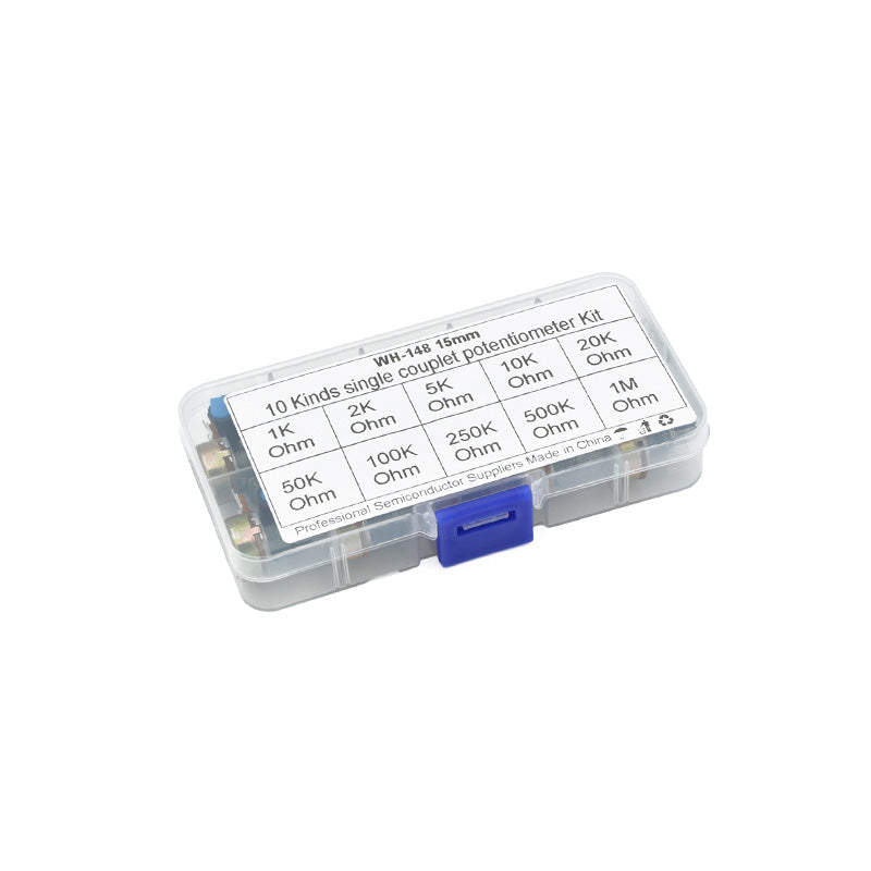 Sada potenciometrů s hmatníkem 1K-1M/N mono