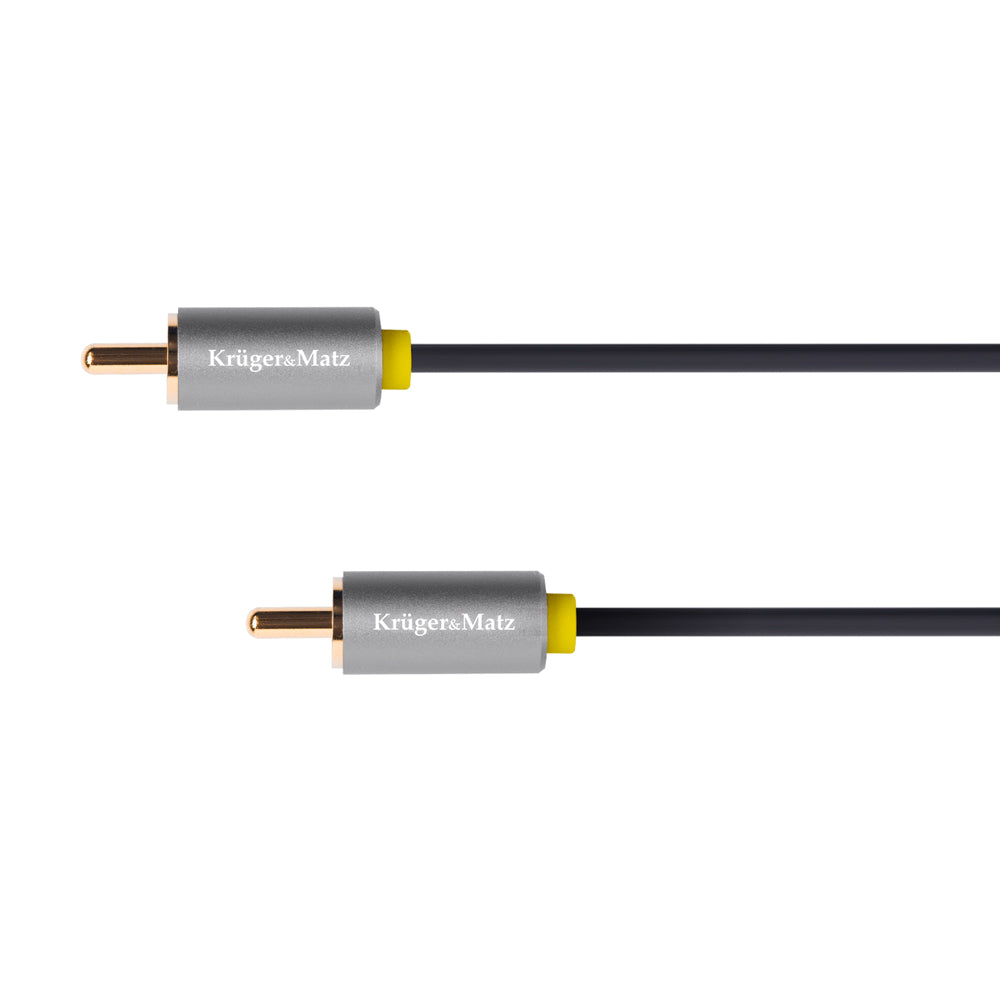 Kabel 1x Cinch konektor/1x Cinch konektor 1,8m KRUGER & MATZ KM1202 Basic