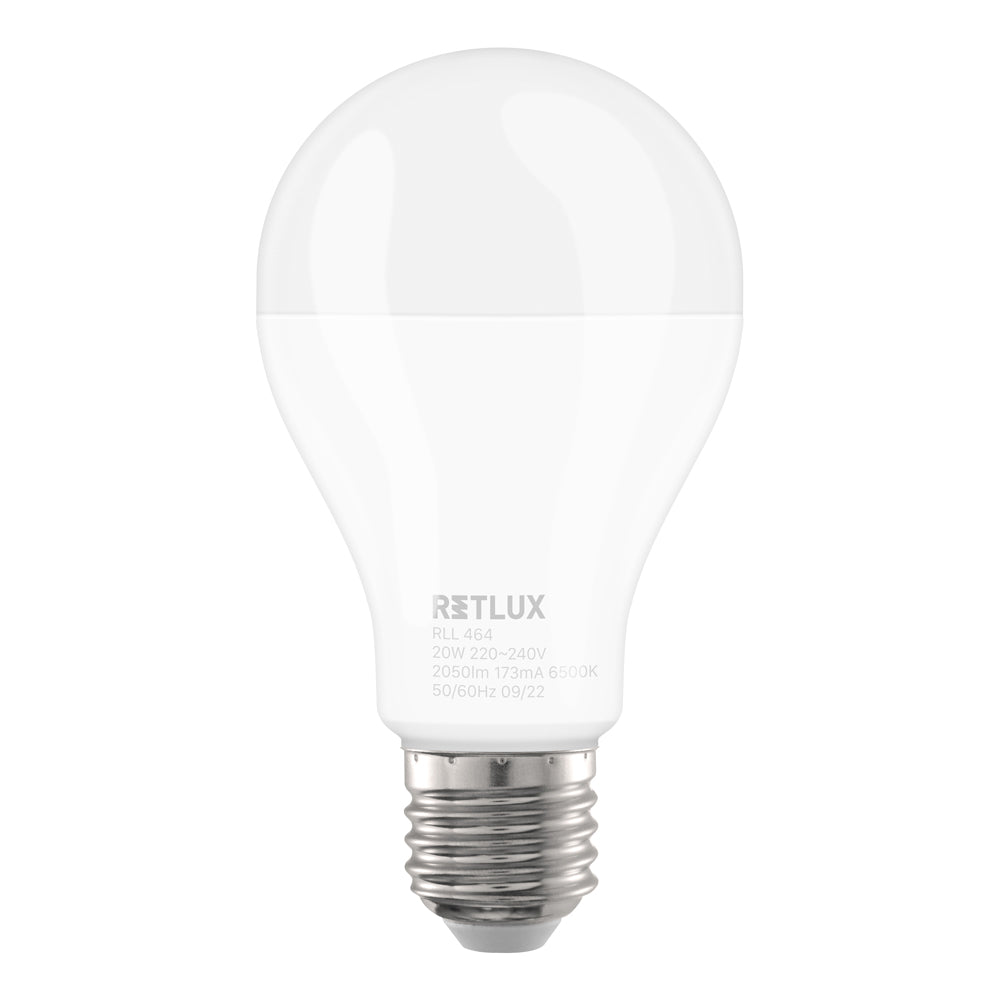 Žárovka LED E27 20W A67 bílá přírodní RETLUX RLL 464