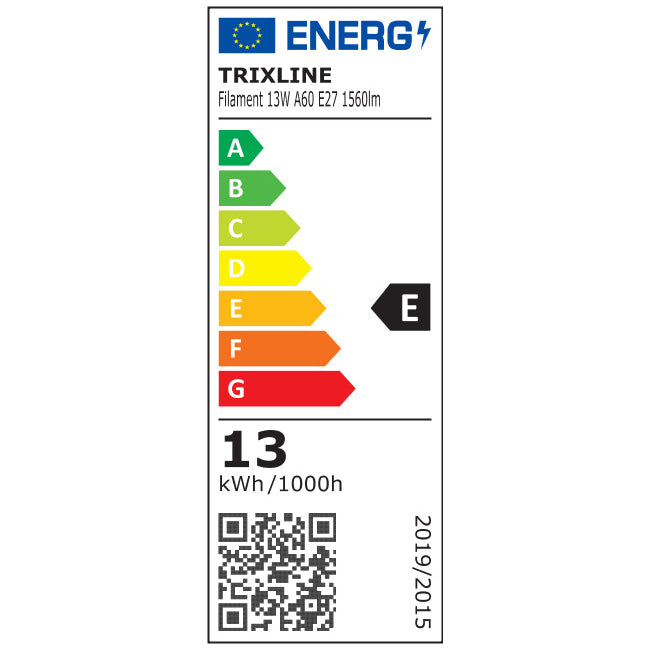 Žárovka LED E27 13W A60 bílá teplá TRIXLINE P1090