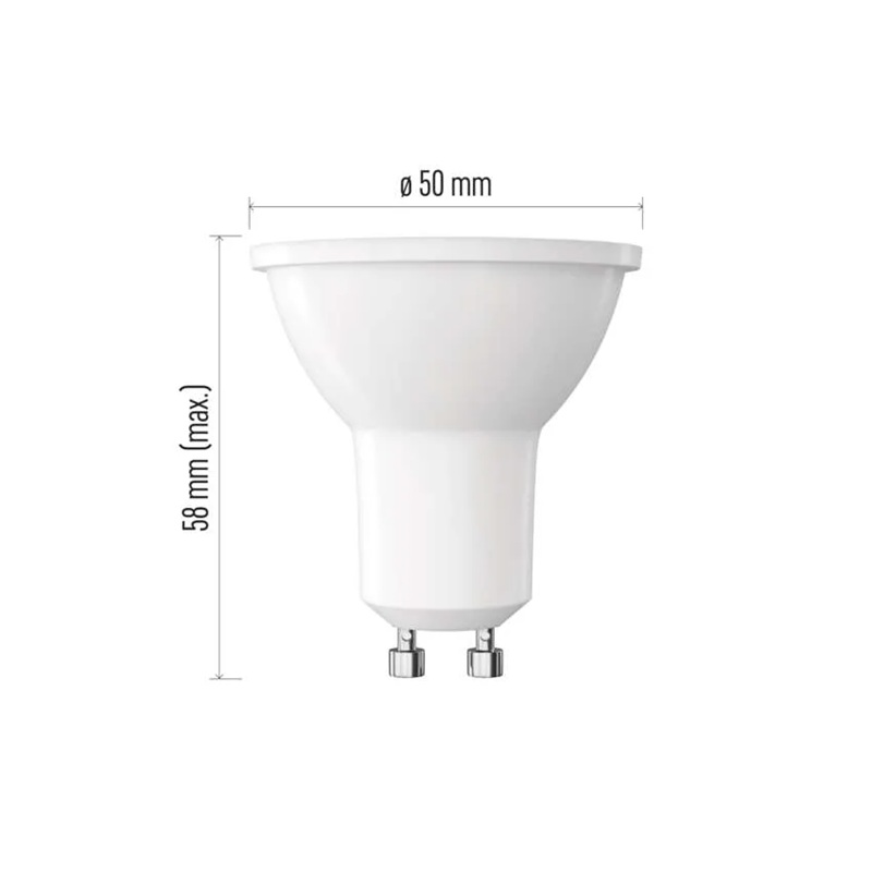 Žárovka LED GU10 2,9W MR16 bílá přírodní EMOS ZL8F03