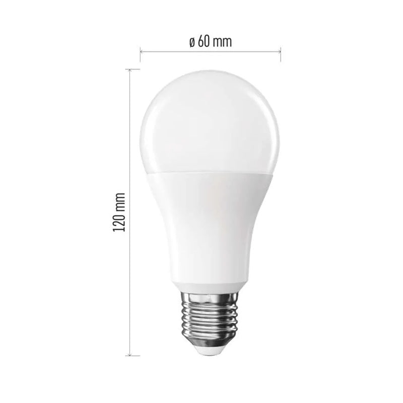 Žárovka LED E27 14W Classic A60 bílá teplá EMOS ZQ5D75