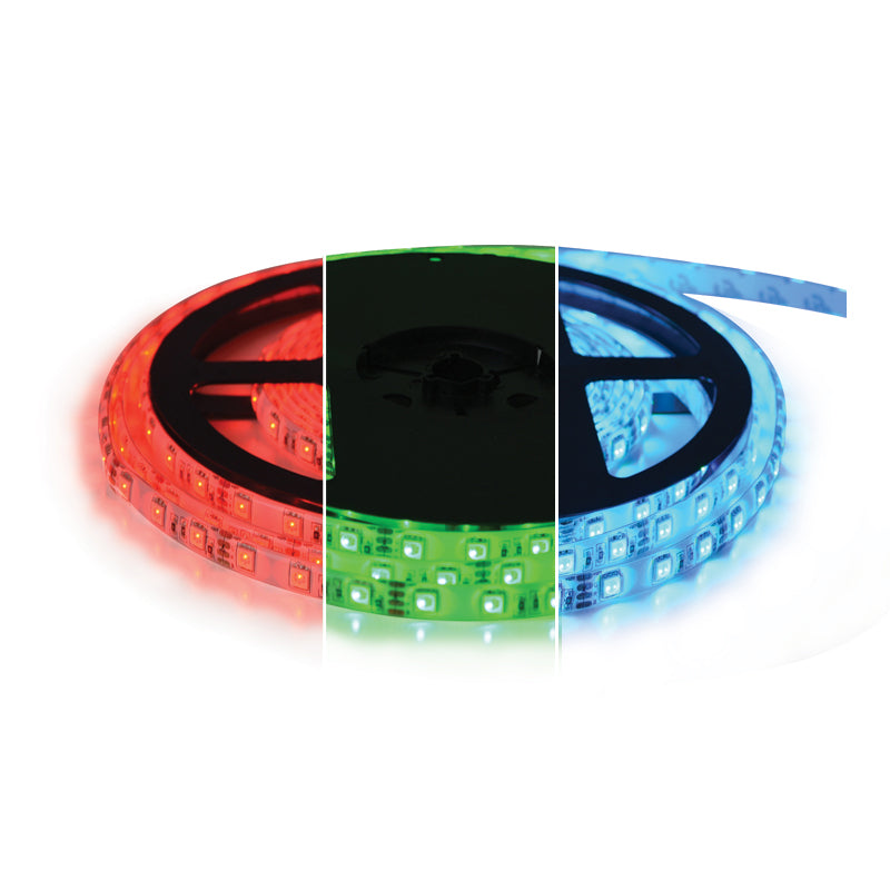 LED pásek 12V 5050 60LED/m IP20 max. 12W/m RGB (cívka 5m) GETI