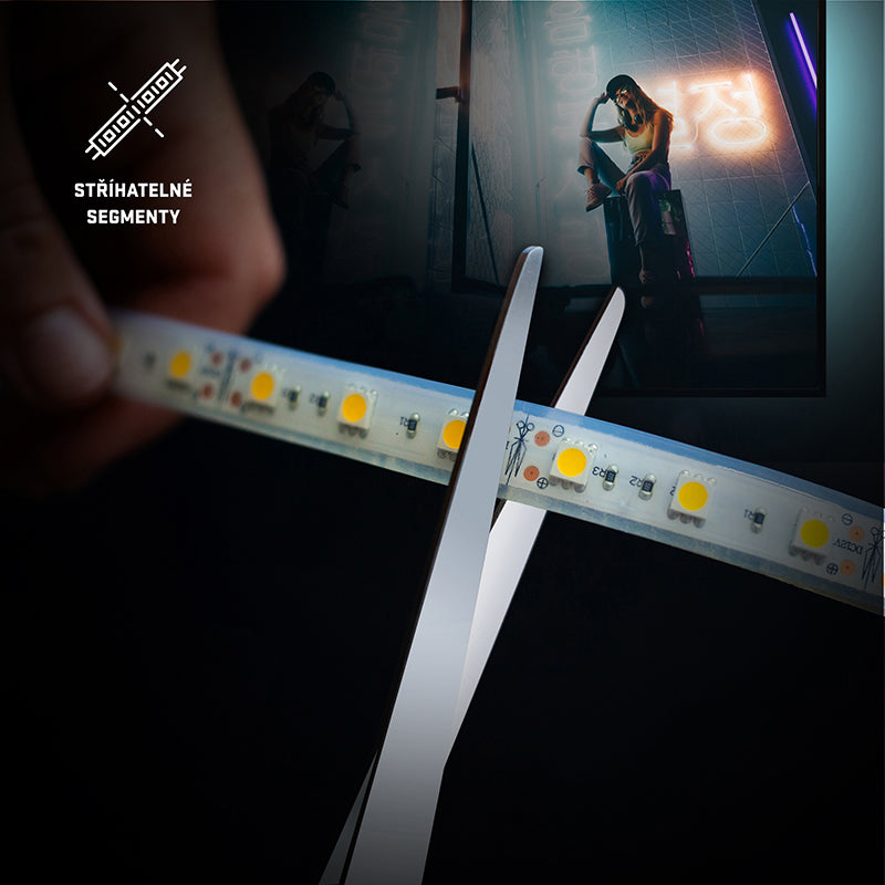 LED pásek pro TV 30LED studená bílá RETLUX RLS 101 USB
