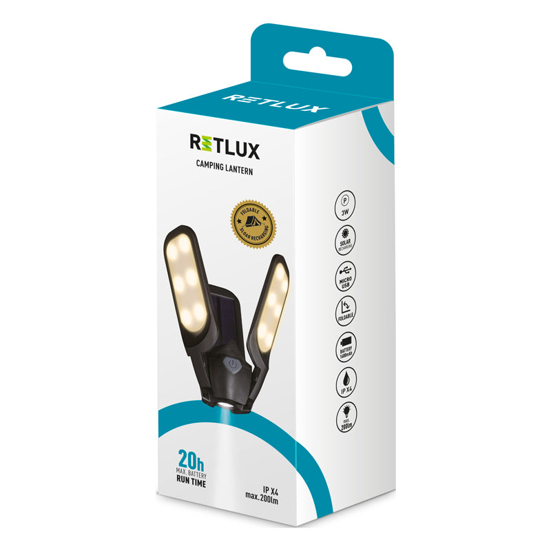 Svítilna RETLUX RPL 601 Solar