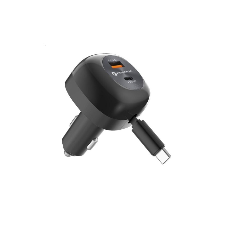 Autoadaptér USB FORCELL F-Energy Alu