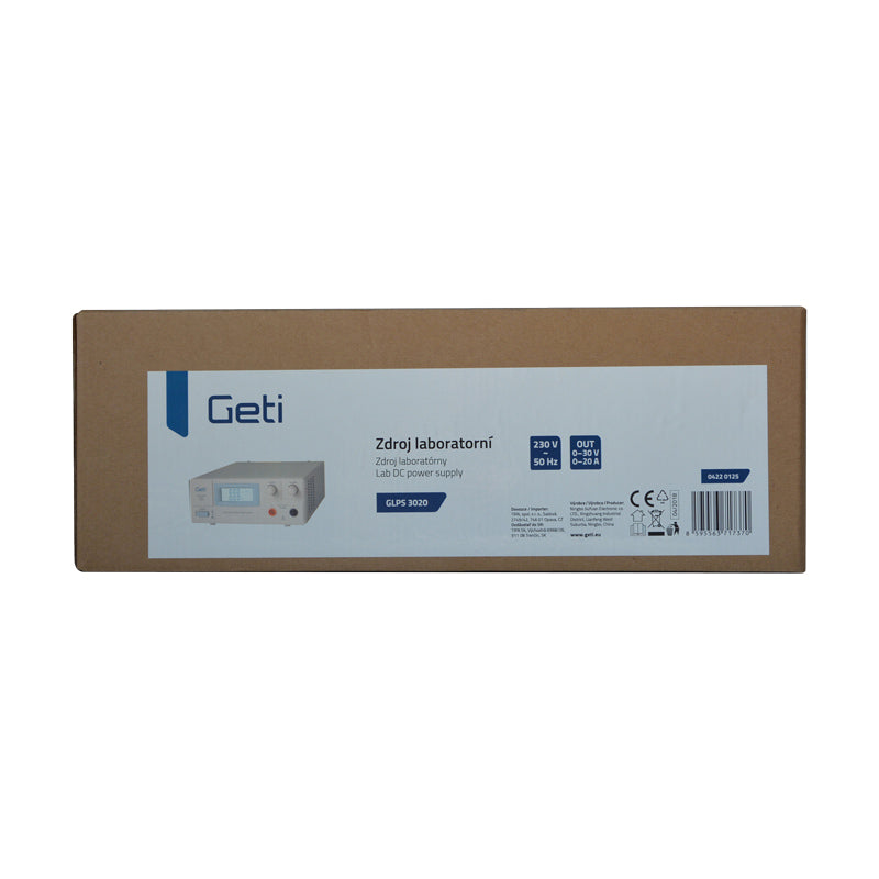 Zdroj laboratorní GETI GLPS 3020 0-30V/ 0-20A