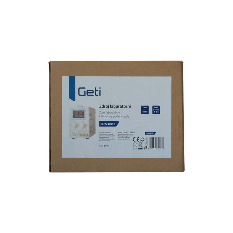 Zdroj laboratorní GETI GLPS 3005T 0-30V/ 0-5A