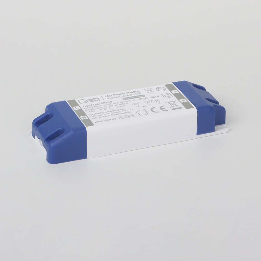 Zdroj spínaný pro LED 12V/ 18W GETI GPS18, IP20