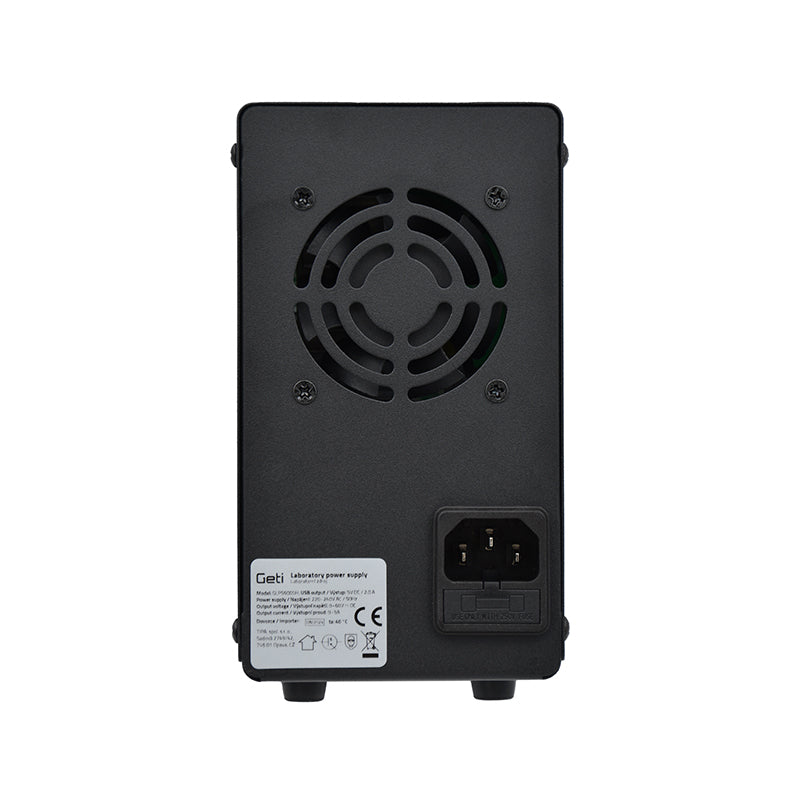 Zdroj laboratorní GETI GLPS1203H 0-120V/ 0-3A