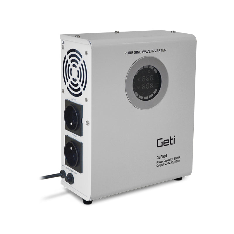 Zdroj záložní GETI GEP501 sinus 500W nástěnný (800VA)