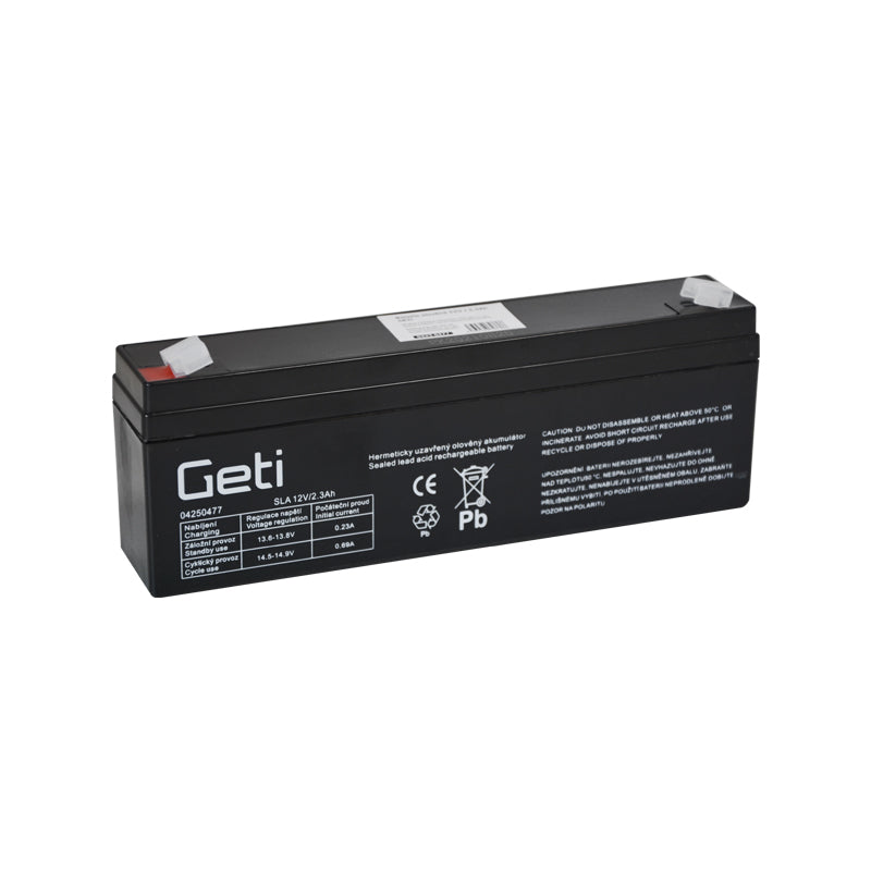 Baterie olověná 12V 2.3Ah GETI