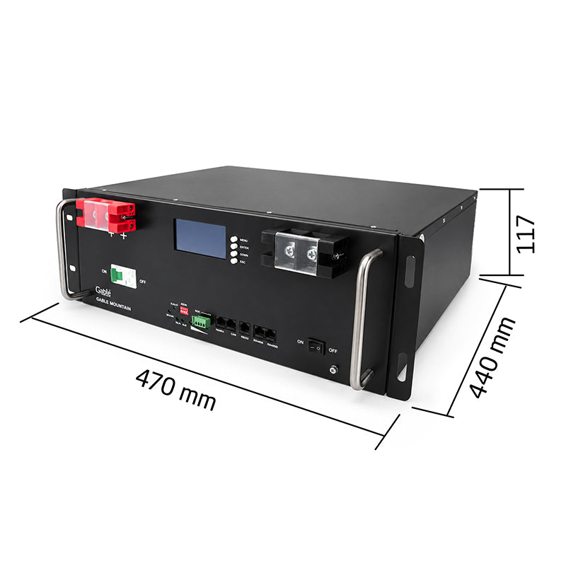 Bateriový modul do racku 48V 100A GBLR-48-100 4,8 kWh GETI