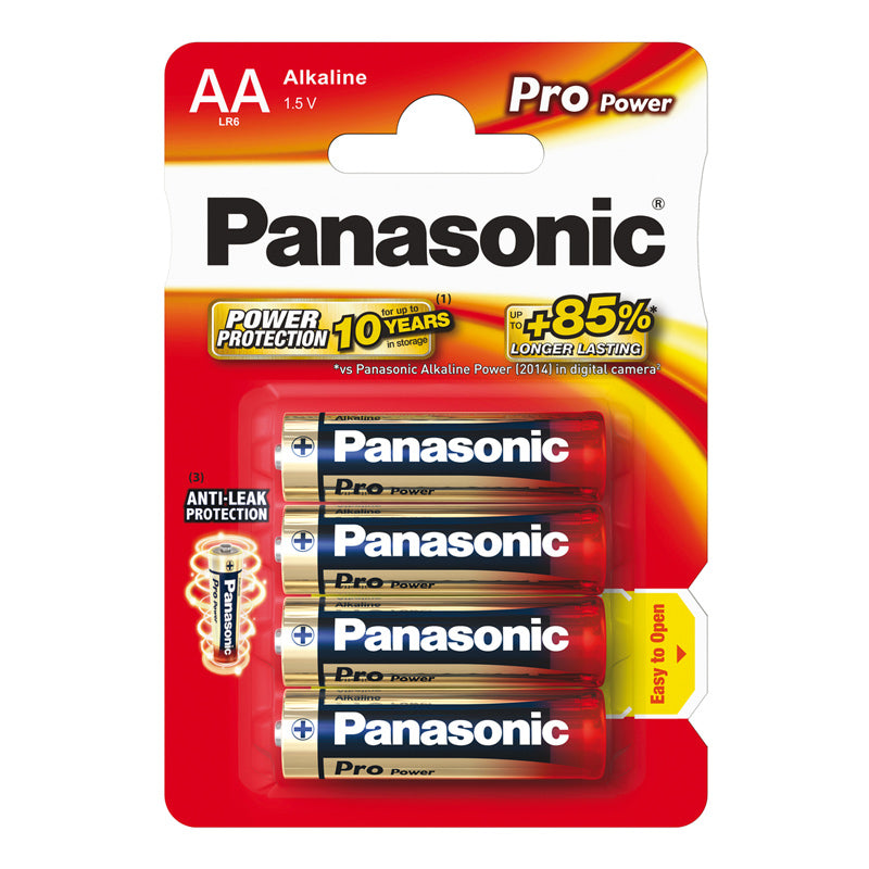 Baterie AA (R6) alkalická PANASONIC Pro Power 4ks / blistr