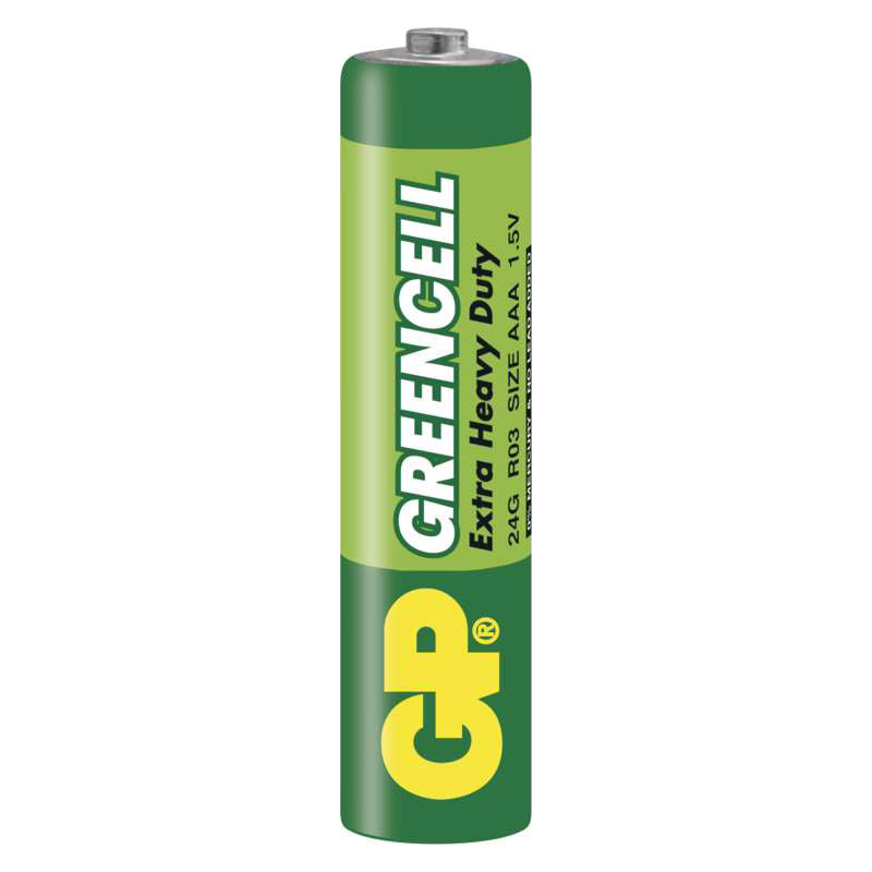 Baterie AAA (R03) Zn-Cl GP Greencell 12ks