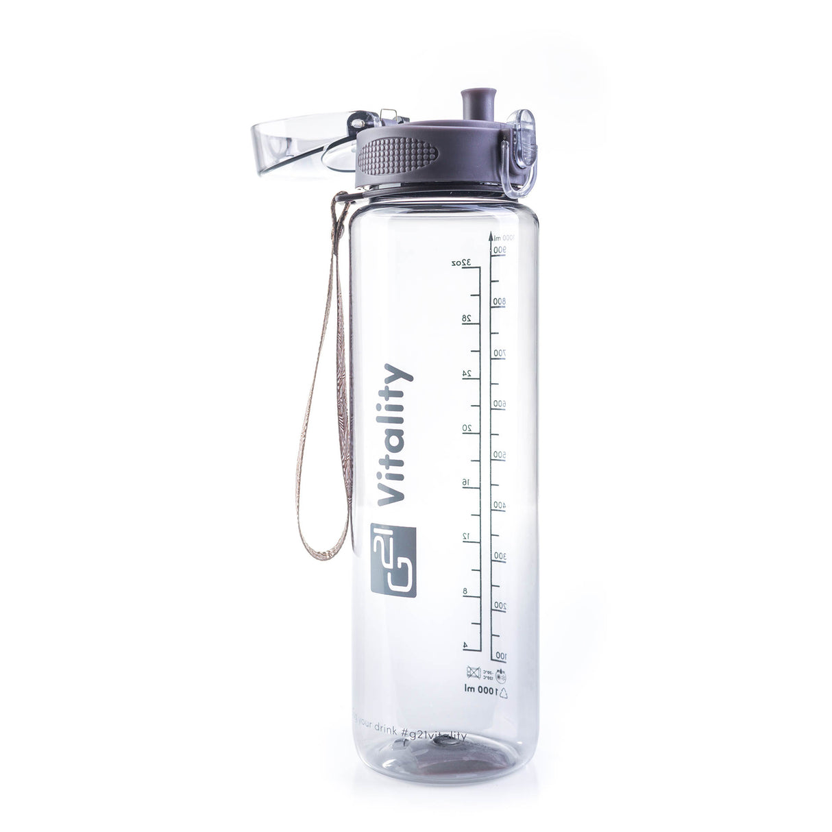 Láhev na vodu G21 1000ml Grey