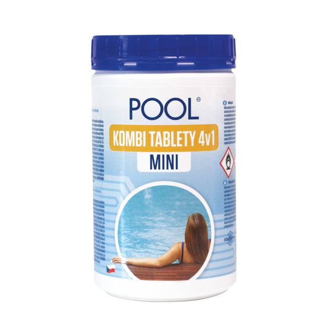 Multifunkční tablety pro chlorovou dezinfekci bazénové vody LAGUNA 4v1 Pool Kombi Mini 1kg