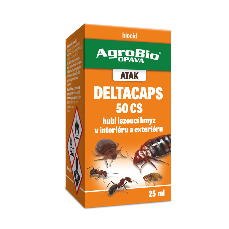 Přípravek proti lezoucímu hmyzu AGROBIO Atak DeltaCaps 25ml