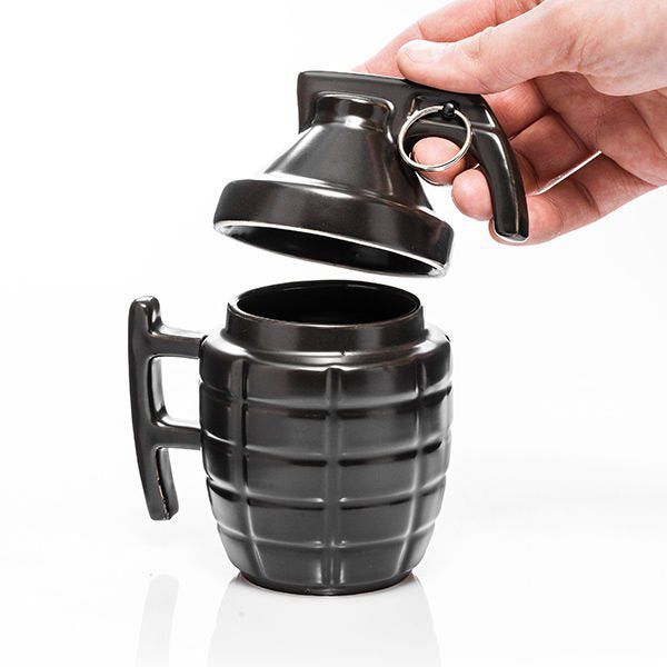 Hrnek GADGET MASTER Grenade Mug with PIN Black