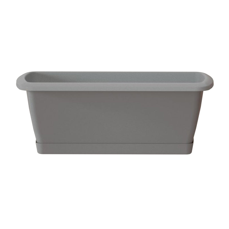 Truhlík s miskou RESPANA SET šedý kámen 49cm