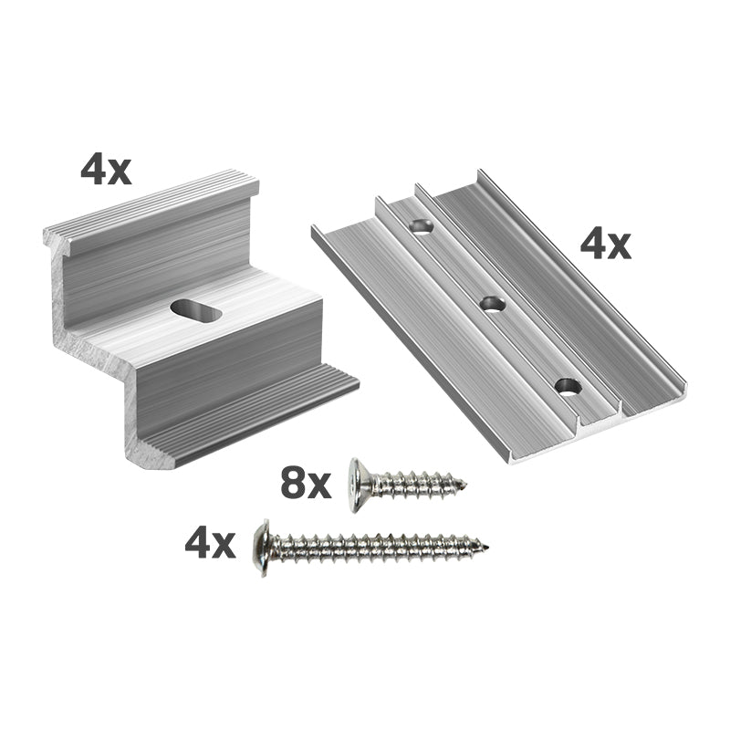 Držák k solárním vanám pro panely š. 1038 mm, tloušťka 30 mm