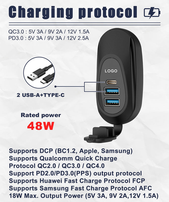Nabíječka USB STU 34711 pro montáž na povrch