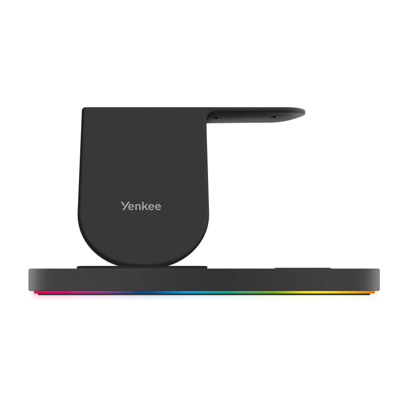 Nabíjecí stanice Qi YENKEE YAC 5310 BK 3v1 pro Samsung