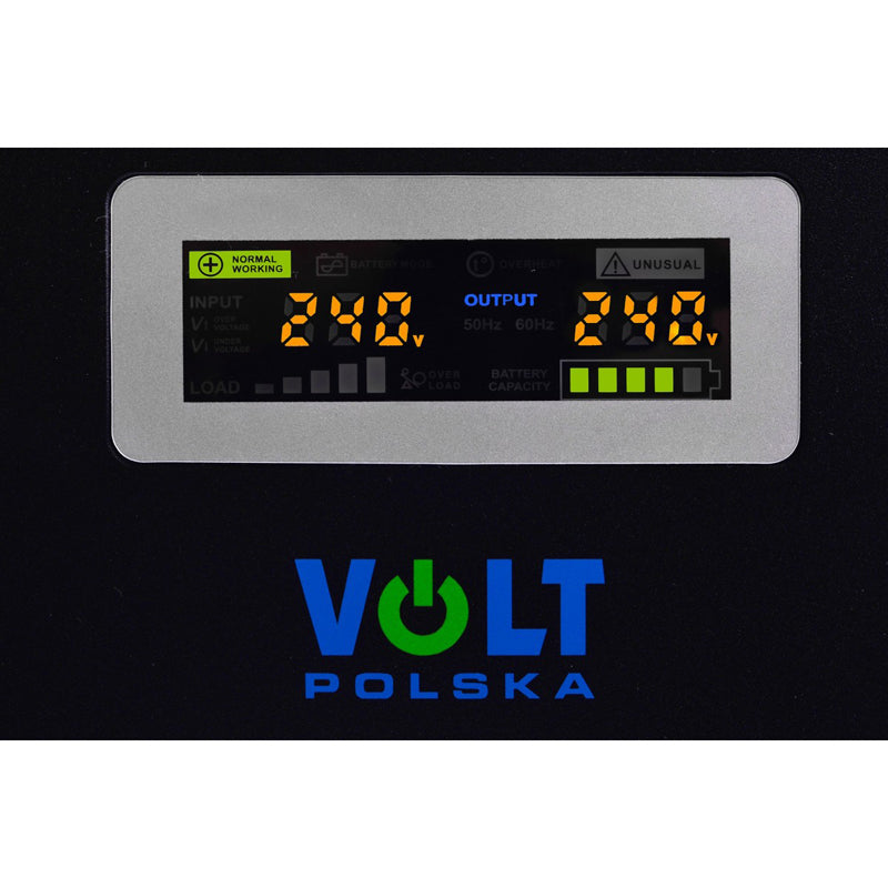 Zdroj záložní VOLT Sinus UPS 800 12V 230V 800W + baterie 55Ah Black