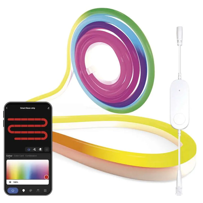 Smart LED pásek 33W RGBIC EMOS ZPW513I Neon 5m WiFi Tuya