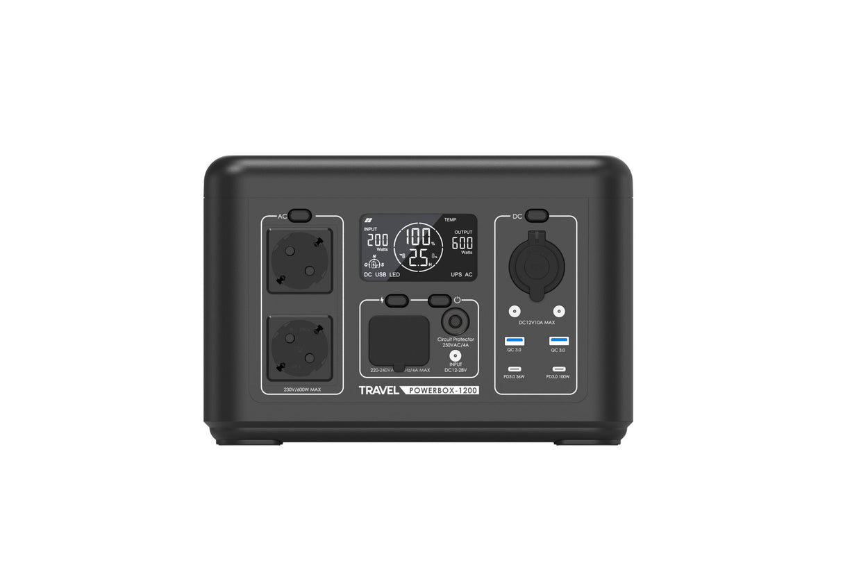 Nabíjecí stanice VOLT Travel Powerbox 1200 600W