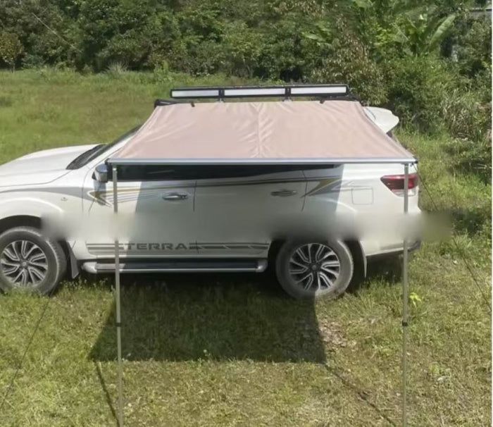 Markýza na auto boční černá/písková 2x2,5m