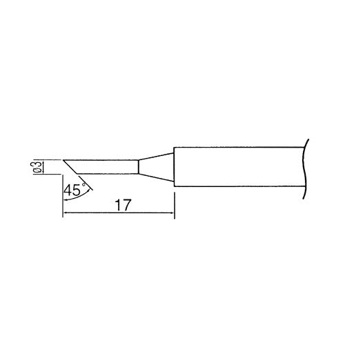 Hrot N1-36 pr.3.0mm (ZD-929C,ZD-931)