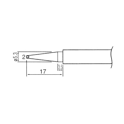 Hrot N1-46 pr.2.0mm (ZD-929C,ZD-931)