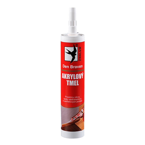 Tmel akrylový DEN BRAVEN bílý 280ml