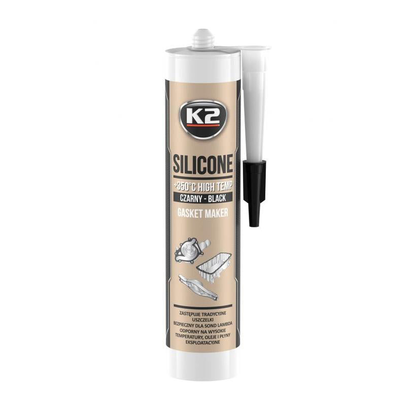 Silikon pro utěsnění části motoru při montáži K2 SILICONE BLACK 300g