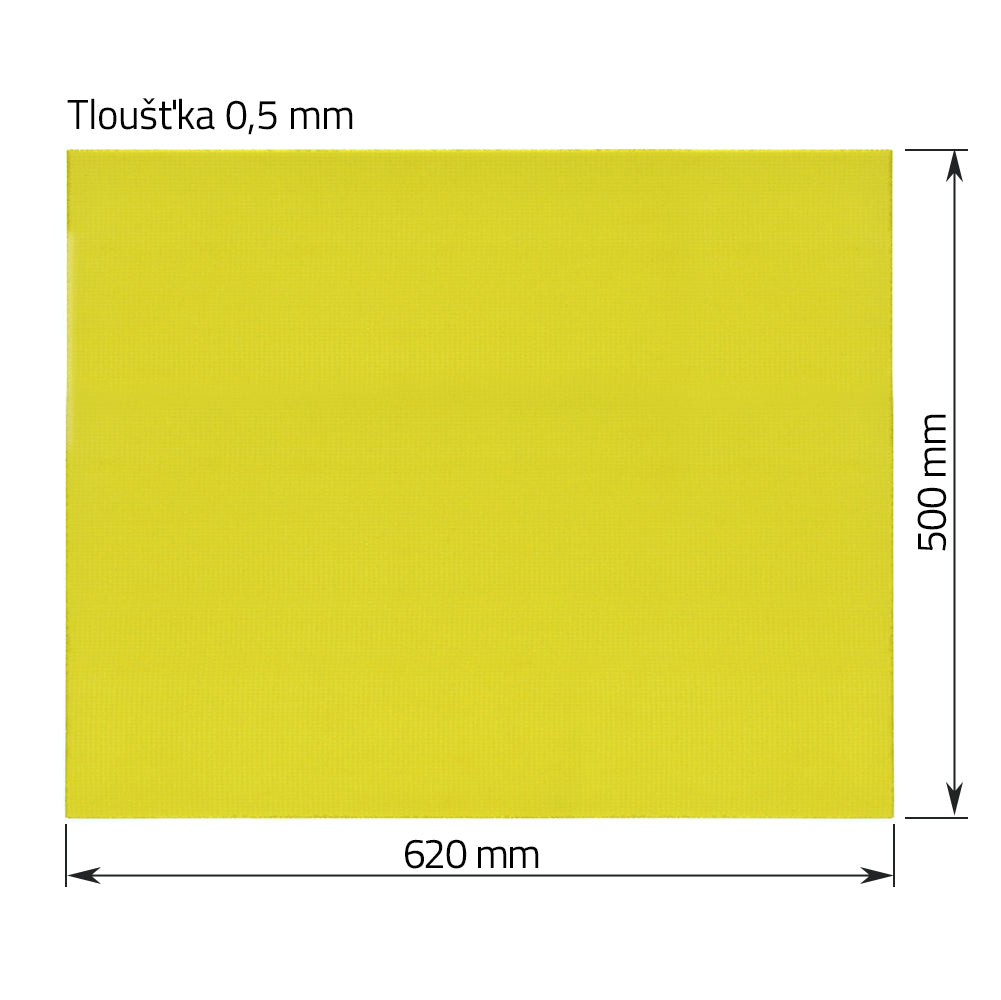 Epoxidová izolační deska 0,5 x 500 x 620 mm pro bateriové sady