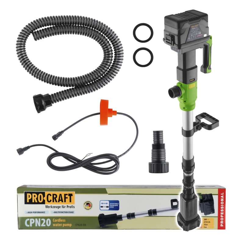 Čerpadlo ponorné AKU PROCRAFT CPN20bb bez akumulátoru