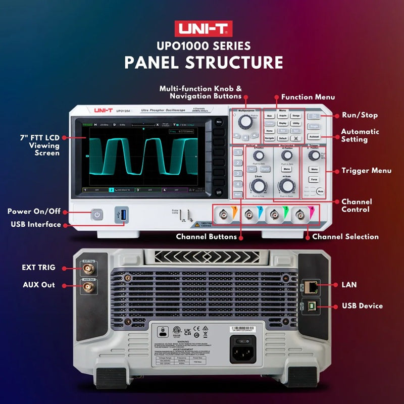 Osciloskop UNI-T UPO1104