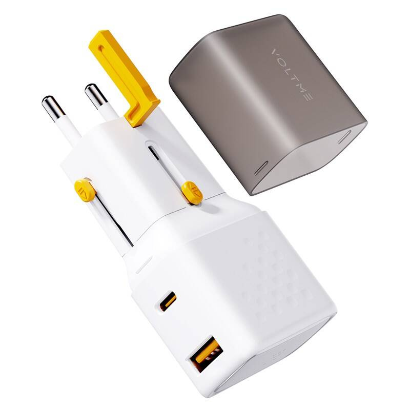 Adaptér cestovní VOLTME Vito Go EzTravel White pro použití v EU/US/UK/AU
