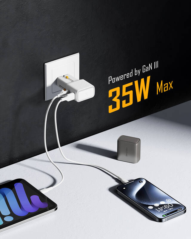 Adaptér cestovní VOLTME Vito Go EzTravel White pro použití v EU/US/UK/AU