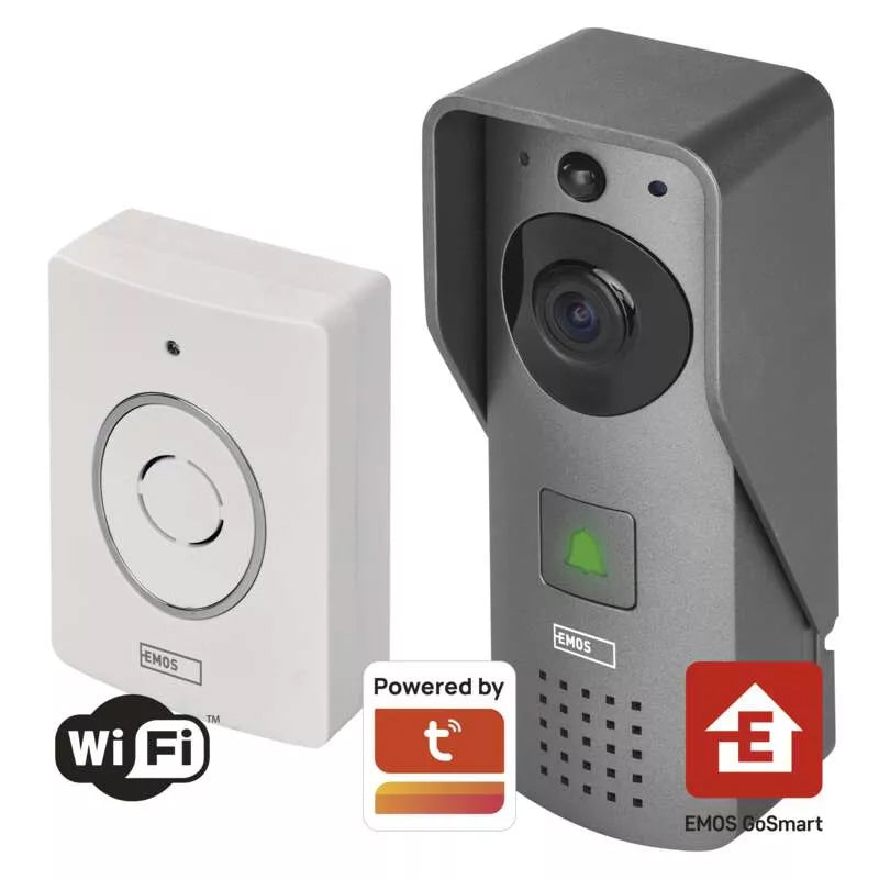 GoSmart domovní bezdrátový videozvonek EMOS H403 IP-09C s WiFi