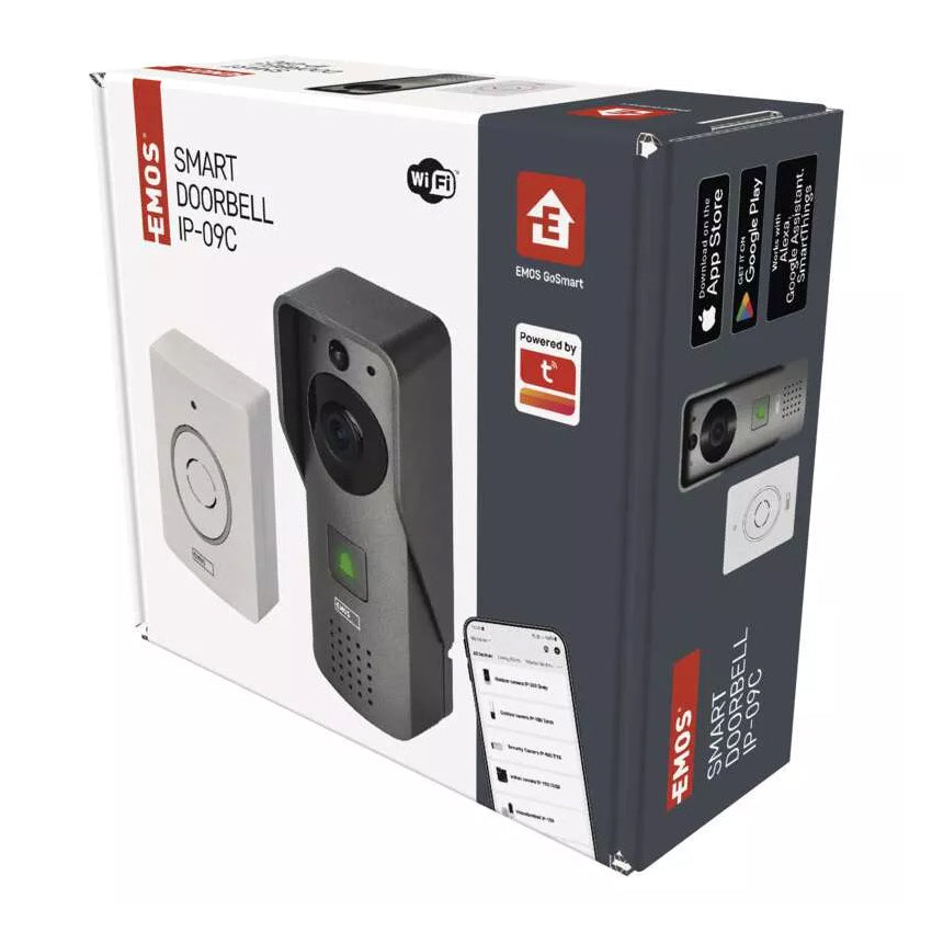 GoSmart domovní bezdrátový videozvonek EMOS H403 IP-09C s WiFi
