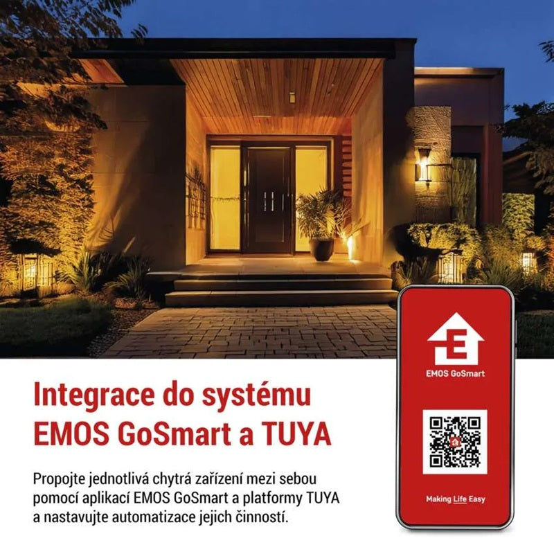 GoSmart videozvonek EMOS IP-20PoE WiFi Tuya