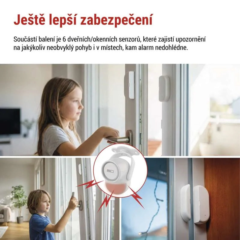 GoSmart alarm EMOS IP-126L GUARDIAN s pohybovým čidlem WiFi Tuya