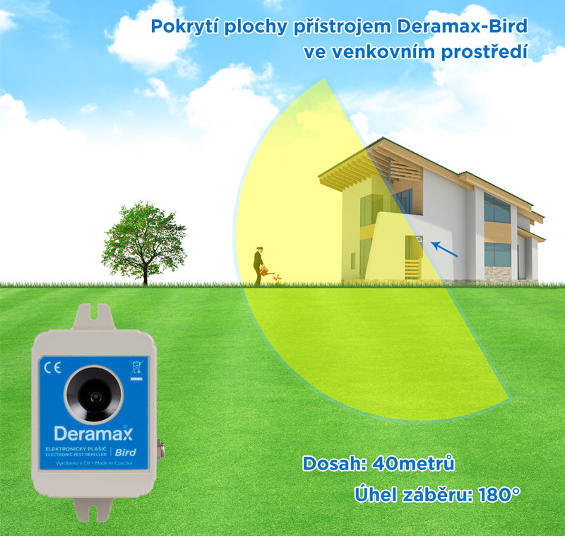 Odpuzovač ptáků DERAMAX BIRD
