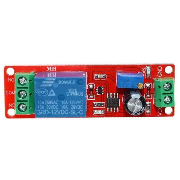 Modul časového zpoždění s relé 1-10s, modul s NE555, napájení 5V
