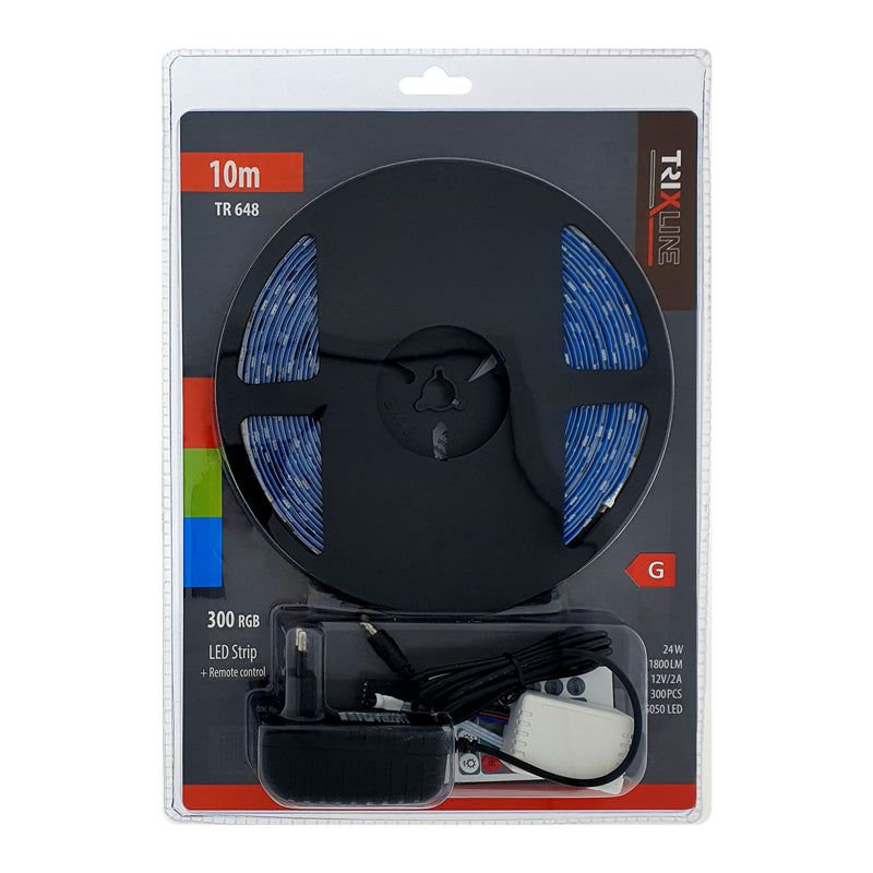 LED pásek 12V 5050 30LED/m IP20 24W TRIXLINE TR 648 10m - rozbaleno - poškozený obal balení