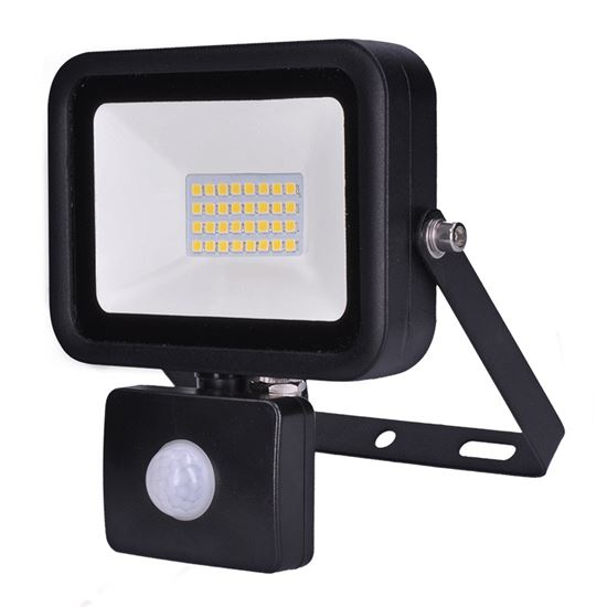 LED reflektor SOLIGHT WM-30WS-L Pro 30W PIR - rozbaleno - poškozený obal