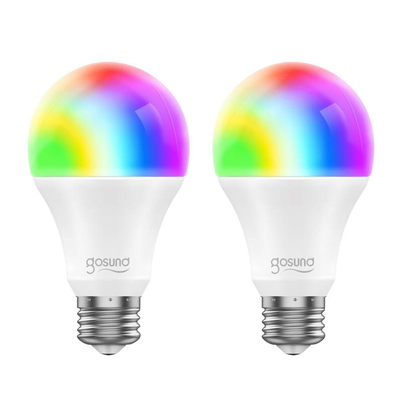 Smart LED žárovka E27 8W RGB GOSUND WB4 WiFi Tuya sada 2ks - rozbaleno - mírně roztržený obal