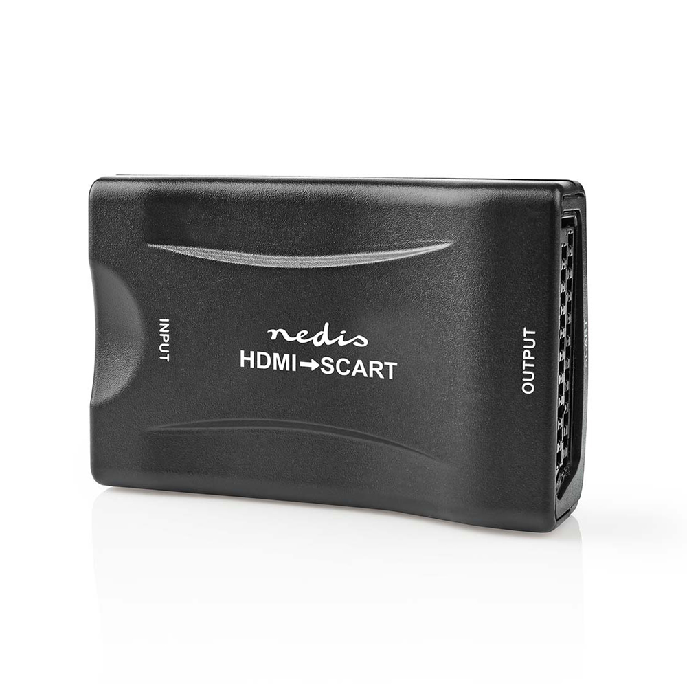 Převodník HDMI/Scart NEDIS VCON3461BK - rozbaleno / poškozený obal